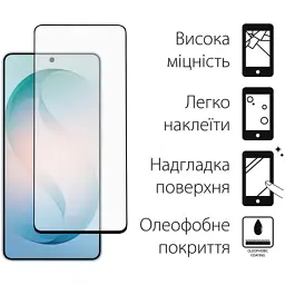 Стекло защитное Dengos Full Glue Samsung Galaxy S26 Ultra Black (TGFG-444) - миниатюра 2