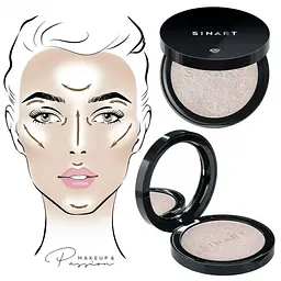 Хайлайтер Sinart Highlighterpro Н3 пудровий 9 г - мініатюра 4
