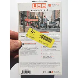 Оригінальний протиударний чохол UAG Metropolis LT MagSafe для iPhone 15 Pro Max Kevlar Black 114297113940 - мініатюра 5