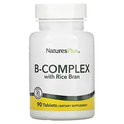 Комплекс витаминов группы B B-Complex with Rice Bran 90 таблеток NaturesPlus vit0005662