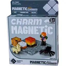Конструктор магнітний Charm Magnetic 28 деталей 9967