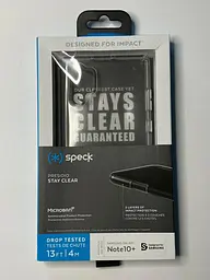Чохол протиударний прозорий Speck Presidio Stay Clear для Samsung Galaxy Note 10 Plus (6.8") - мініатюра 3