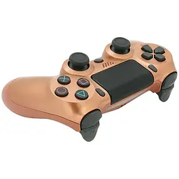 Геймпад Brazzers бездротовий для PS4 Wireless DualShock 4 роз'єм для навушників LED light bar Gold 3.7V 600 mAh Blister-box