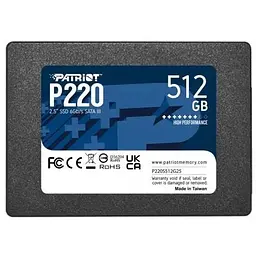 Твердотільний накопичувач SSD Patriot 512Gb teh0023761