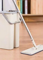 Швабра з відром і самовіджимом Тріумф, Spin Mop Scratch Cleaning 360, швабра ледарка - мініатюра 2
