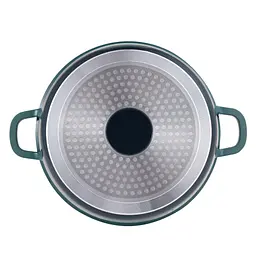 Каструля з кришкою Bergner Excalibur зелена 24 см 4,2 л (BG-36101-GR) - мініатюра 3