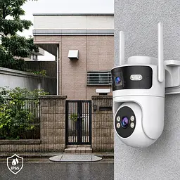 IP PTZ-відеокамера з WiFi 4Mp+4Mp Light Vision VLC-9304WI/2C (Tuya) f=4mm, ІЧ+LED-підсвічування, з мікрофоном (75-00337) - мініатюра 9