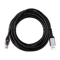 Кабель для передавання даних PowerPlant USB AM to RJ45 Ethernet CAT6 UTP 5.0m (CA915002)