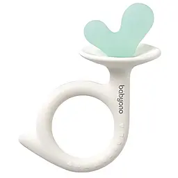 Прорізувач для зубів BabyOno Равлик силіконовий білий (1597/02)