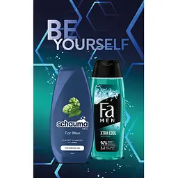 Набір Fa Men & Schauma For men. Be Yourself Шампунь 250 мл + гель для душу 250 мл - мініатюра 4