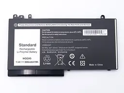 Акумулятор NGGX5 для Dell Latitude E5250 (0RDRH9, RDRH9) (11.4V 3600 mAh 41Wh) (Metal Case) - мініатюра 2