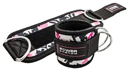 Манжети на щиколотку Power System PS-3470 Ankle Strap Camo Pink/Black (PS_3470_Pink/Black)