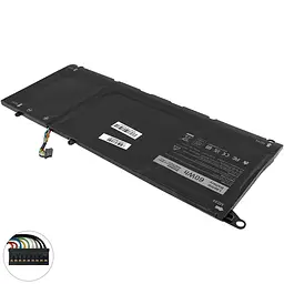 Батарея для ноутбука Dell PW23Y (XPS 13 9360 series) 7.6V 7900mAh Чорний