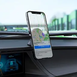 Автотримач Hoco CA79 Magnetic Car Holder Black [73708] - мініатюра 5