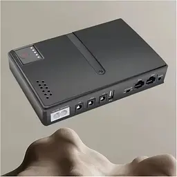 ДБЖ UPS DC1018L POE під замінні АКБ 18650 4 шт. дизайн 2 Black - мініатюра 12