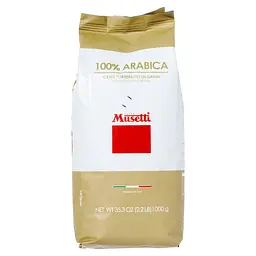 Кава в зернах Caffe Musetti Арабика 100% 1 кг - мініатюра 2