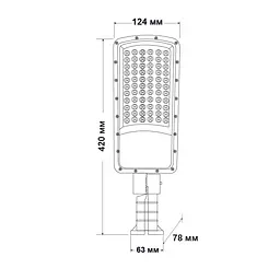 Світильник вуличний VIOLUX CONCORD 50W 6500Lm 5000K ( 430332 ) - мініатюра 10
