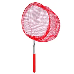 Сачок для метеликів MS 4387(Red) телескопічна ручка 35см/83см, діаметр 19 см
