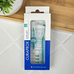 Набір міжзубних йоржиків Curaprox Prime Start CPS 06 (5 шт + 2 тримача), 1 уп