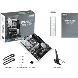 Материнська плата Asus Prime Z790-P WIFI s1700 Z790 4xDDR5 M.2 HDMI DP Wi-Fi BT ATX - мініатюра 2