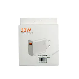 Адаптер зарядний Power adapter Suite USB, кабель Type-C, білий, 33W - мініатюра 4