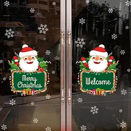 Набір новорічних наклейок на вікно Happy New Year 2 13757 50×70 см 1 аркуш