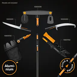 Телескопічний тримач Fiskars OneClick 4 м (1080672) - мініатюра 4