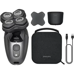 Бритва електрична для голови  Philips Pro Series 7000 роторна чорна (HS7980/15)