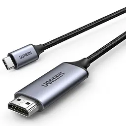 Універсальний кабель Type-C на HDMI UGREEN MM142 USB-C HDMI 1.5м 4K 60Hz Thunderbolt 3 type c to HDMI