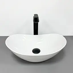 Умивальник VBI Turin S white накладний VBI-011501, Білий - мініатюра 2