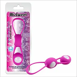 Вагінальні кульки MisSweet Chisa, 17.7 см, рожевий