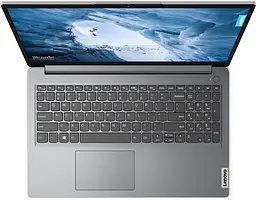 Ноутбук Lenovo IdeaPad 1-15IAU7 15.6 FHD IPS AG, Intel i5-1235U, 16GB, F512GB, UMA, DOS, сірий (82QD00K5RA) - мініатюра 3