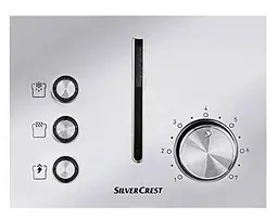 Тостер Silver Crest STS 850 B1 - бежевий. 2 відсіки для тостів. 7 ступенів пропікання - мініатюра 4