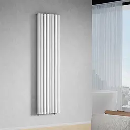 Вертикальний радіатор Navin Ellipse Double 480x1800-8, anticor, білий 10-012033-4880, Білий - мініатюра 5