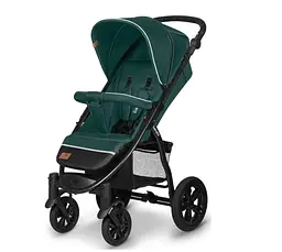 Прогулянкова коляска Lionelo Annet Tour Green Turquoise, темно-зеленая (LO-ANNET TOUR GREEN TURQUOISE) - мініатюра 2