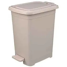 Смітник з педаллю ELIF PLASTIK Slim прямокутний Коричневий