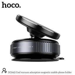 Тримач Hoco Cool vacuum adsorption magnetic mobile phone holder DCA62 - мініатюра 2
