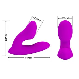 Вібромасажер PRETTY LOVE - Melvin, 12 vibration functions Memory function Wireless remote control PRETTY LOVE BI-040157W 100113 - мініатюра 7