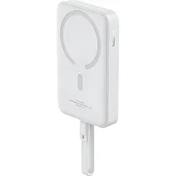 Зовнішній акумулятор Baseus Magnetic Mini 10000mAh 30W White (P1002210B223-00) [140838] - мініатюра 6