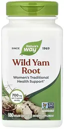 Дикий ямс Nature's Way Wild Yam 700 мг 180 веганських капсул