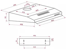 Витяжка Perfelli PL 5144 BG LED - мініатюра 8