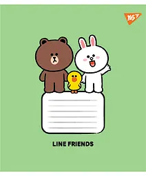 Набір зошитів шкільних YES А5/12 коса лінія Line Friends Stylish 25 шт (767647) - мініатюра 4