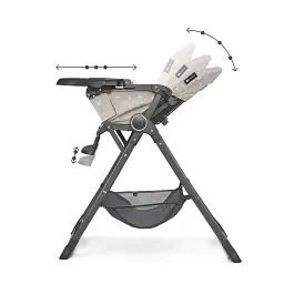 Стільчик для годування Kinderkraft Foldee Birdy Beige (KHFOLD00BEG000N) - мініатюра 3