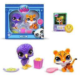 Ігровий набір Littlest Pet Shop Смакові вподобання 00528 аксесуари та 2 фігурки - мініатюра 3