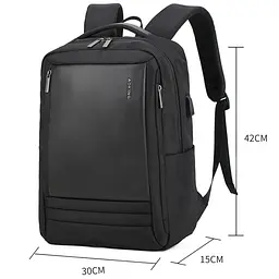 Рюкзак для ноутбука Aoking SN2116 42x30x15 см чорний - мініатюра 7
