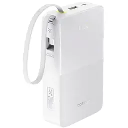 Батарея Baseus EnerFill FC51 Bipow2 Pro Digital Display 20000mAh 22.5W White (E0027700) - мініатюра 4