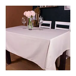 Скатертина MirSon Водонепроникна №403 Satin Waterproof Light Gray 140x140 см (2200006739531)