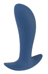 Стимулятор простати Vibrating Butt Plug, 12 см синій - мініатюра 3