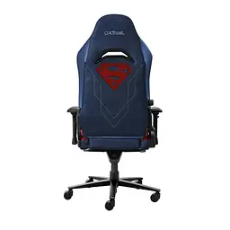 Trust Крісло GXT721SM Ruya Pro Superman edition, ПУ кожа, Foldable Armrests, синій - мініатюра 6
