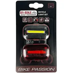 Ліхтарик блимавка на батарейках Good Bike By-Bike Three водозахисний комплект COB LED 2 шт. (99173-IS) - мініатюра 8